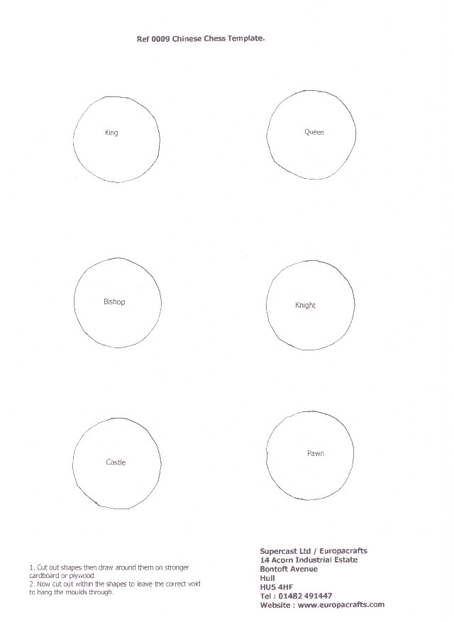 0009 Chinese Chess Template